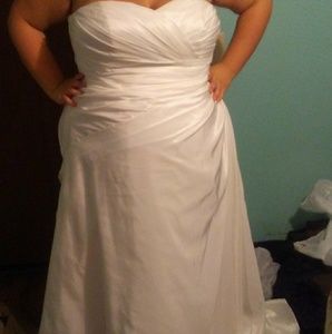 Wedding dress from Davids Bridal